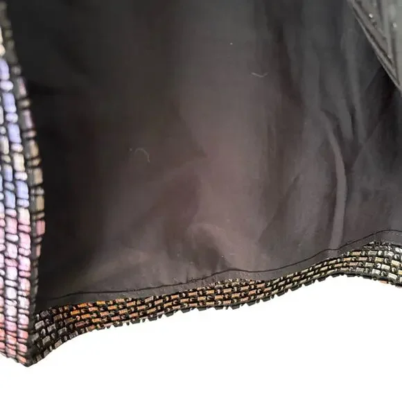 Free People Diamonds Are Forever Shimmer Metallic Mod Shift Cocktail Party Dress - Picture 10 of 12